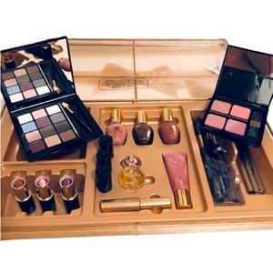 🌷RARE 34 Piece NWT Vintage Estée Lauder Cosmetics Kit Set Bundle Lot Lip Eye